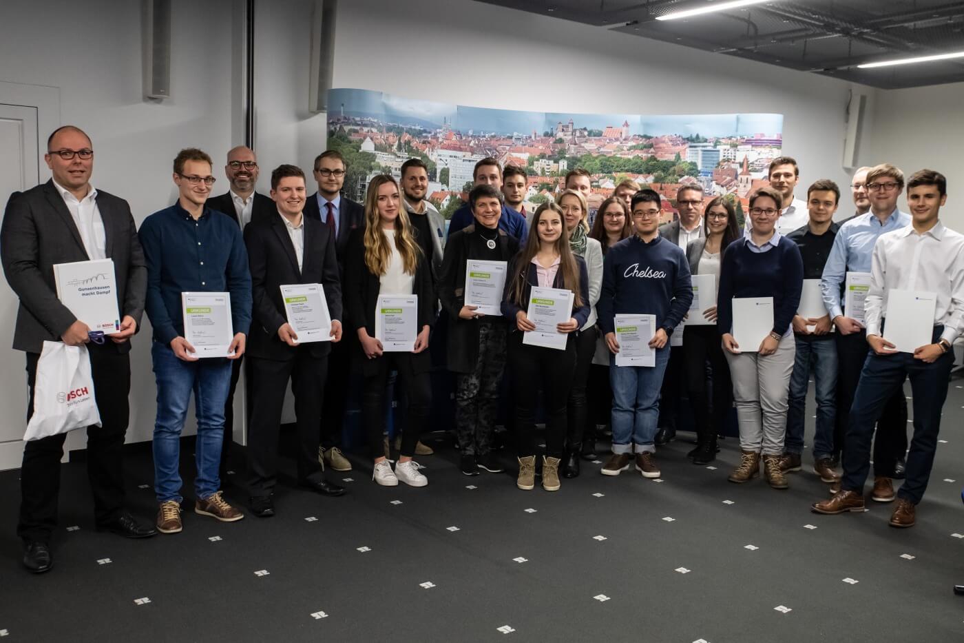 ICS-Studierende bei Stipendienfeier dabei